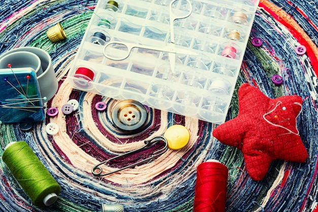 Zestaw materiałów do haftu